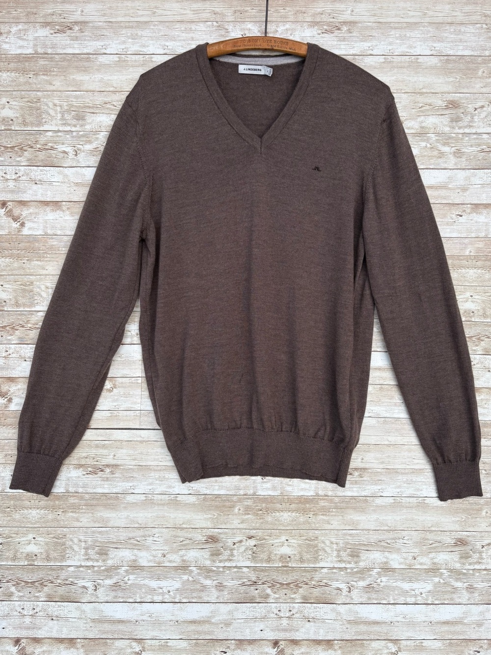 J. LINDEBERG Merino Wool Pullover Sweater